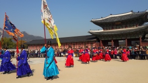 morning Royal Guard Changing Ceremony at Gyengbokgung Palace